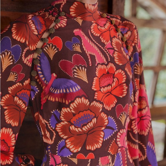 Farm Rio Flora Mini Dress - Picture 5 of 12